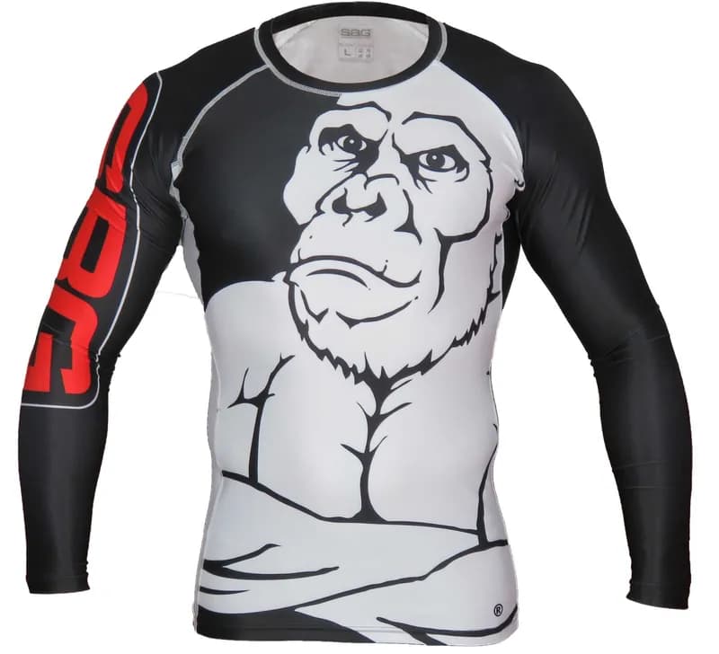 SBG Long Sleeve Ranked Rashguard Black — image 1 of 1