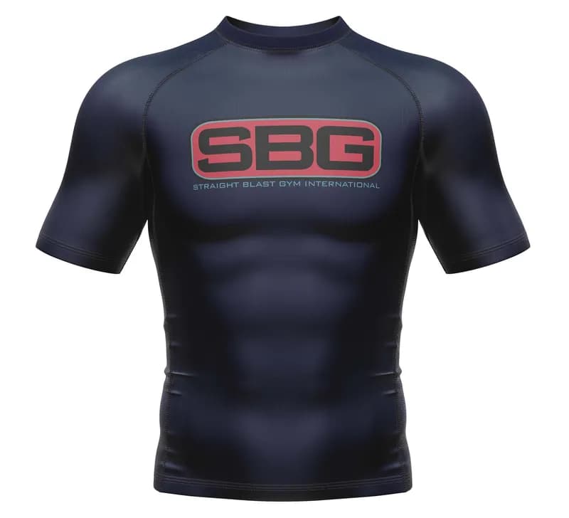 SBG Yellowstone Short Sleeve Rashguard Navy — image 1 of 1
