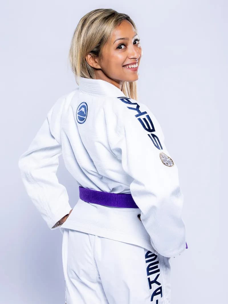 SEKAI 3.0 BJJ Gi White Navy — image 1 of 1
