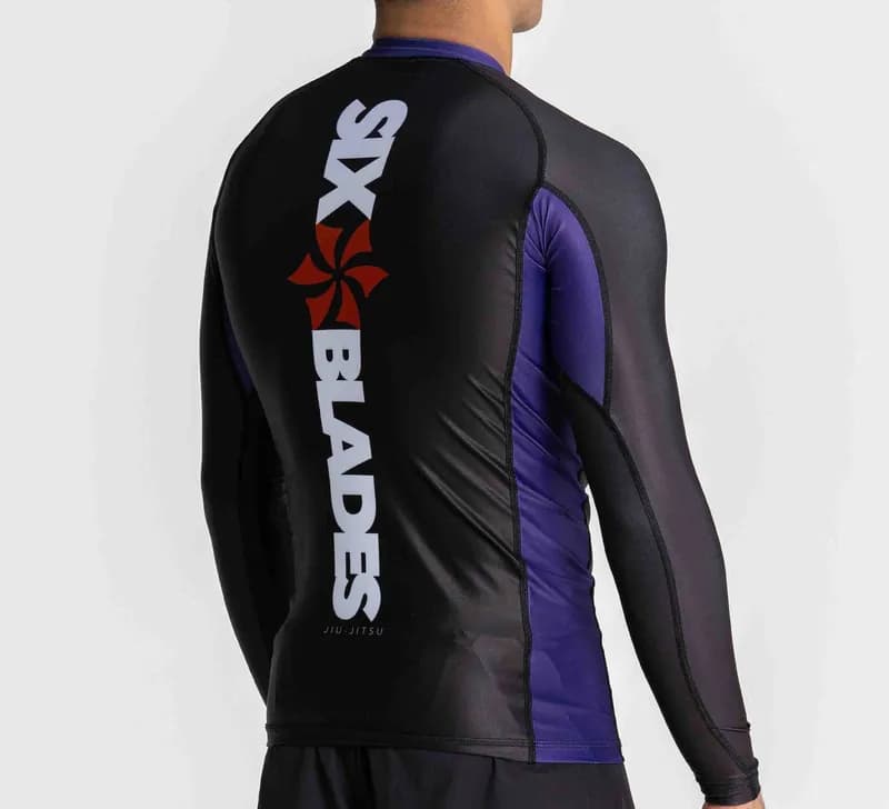 Six Blades Long Sleeve Rashguard Purple — image 1 of 1
