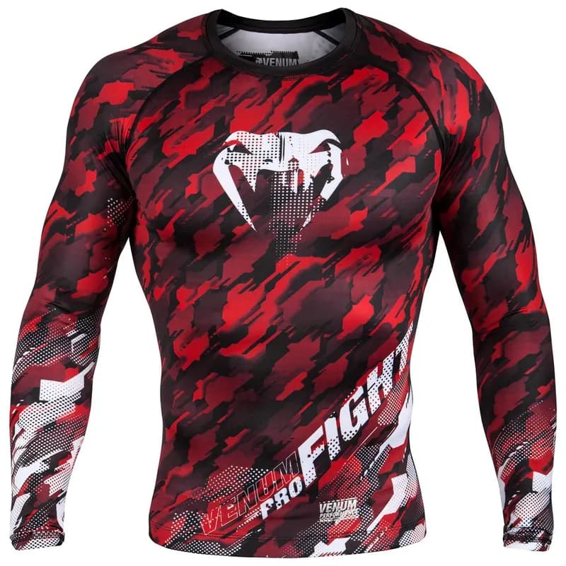 Striped Long Sleeve Rash Guard - Black — image 1 of 1