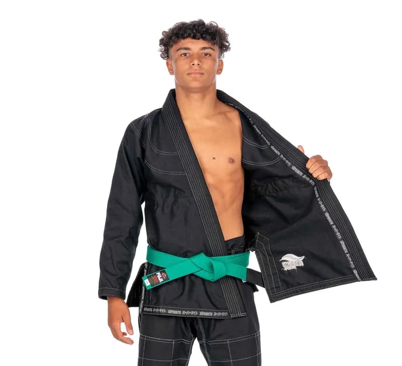 Suparaito Kids Black BJJ Gi — image 1 of 1