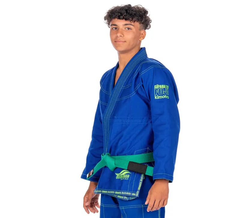 Suparaito Kids Blue BJJ Gi — image 1 of 1