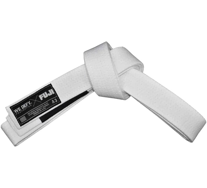We Defy BJJ Belt White — image 1 of 1