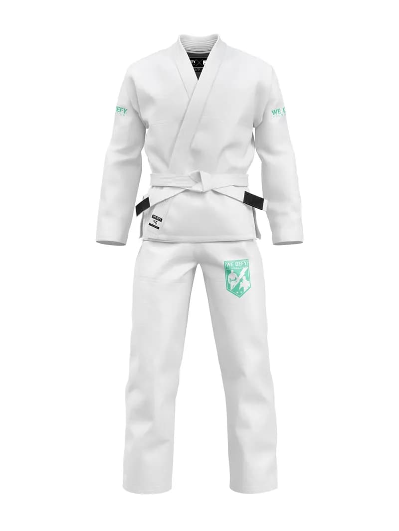 We Defy Comp Standard BJJ Gi White — image 1 of 1