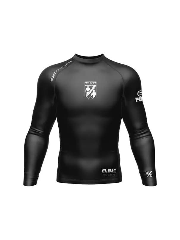 We Defy Core Long Sleeve Rashguard Black — image 1 of 1