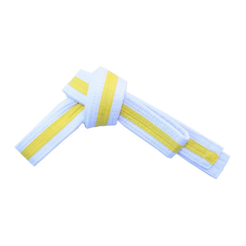White/Yellow Judo Belt — image 1 of 1