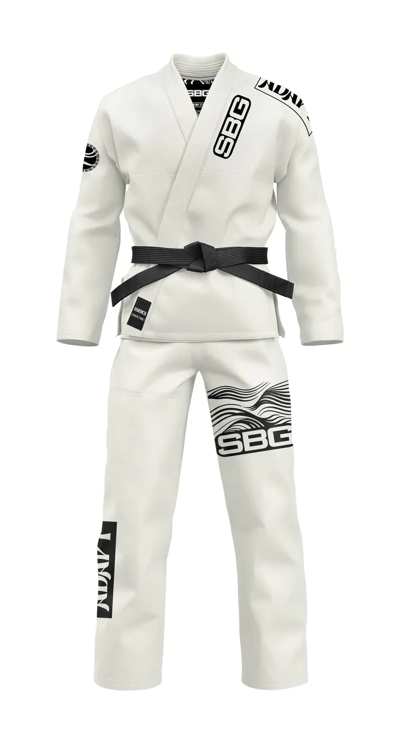 Womens SBG Flow Like Water Suparaito BJJ Gi Natural White — image 1 of 1