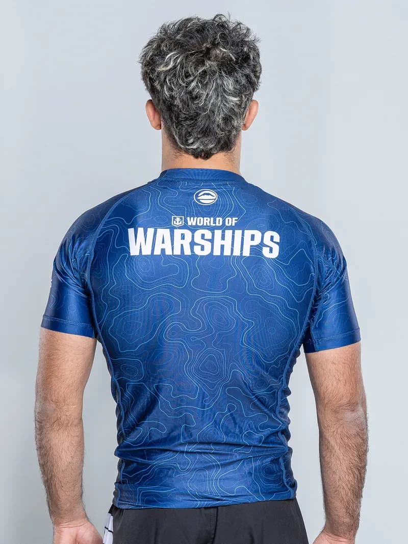 World Of Warships x FUJI Collab Rashguard Blue — image 1 of 1