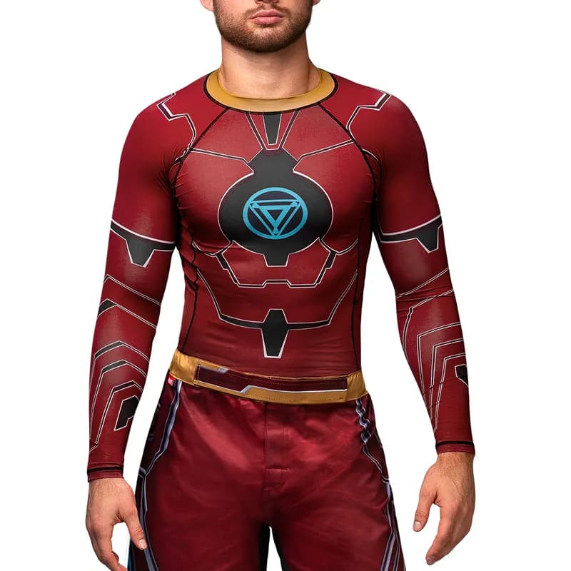 Marvel's Iron Man Long Sleeve Rash Guard