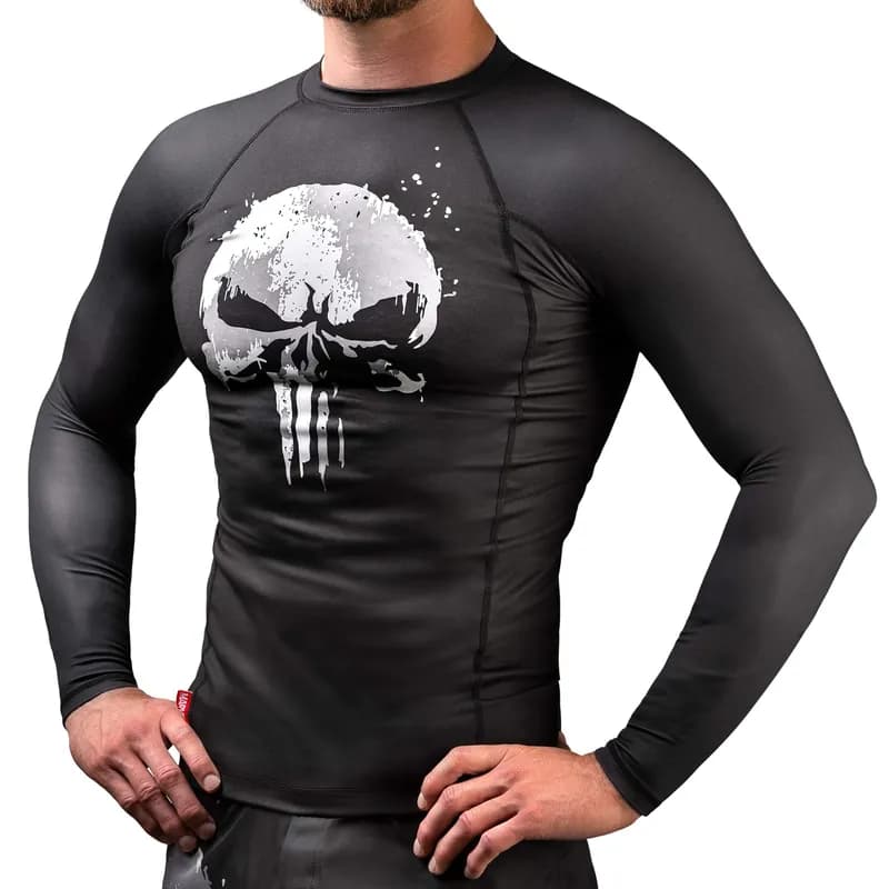 Marvel's The Punisher Long Sleeve Rash Guard — image 1 of 1