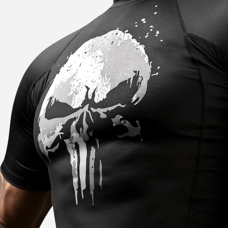 Marvel's The Punisher Short Sleeve Rash Guard — image 1 of 1