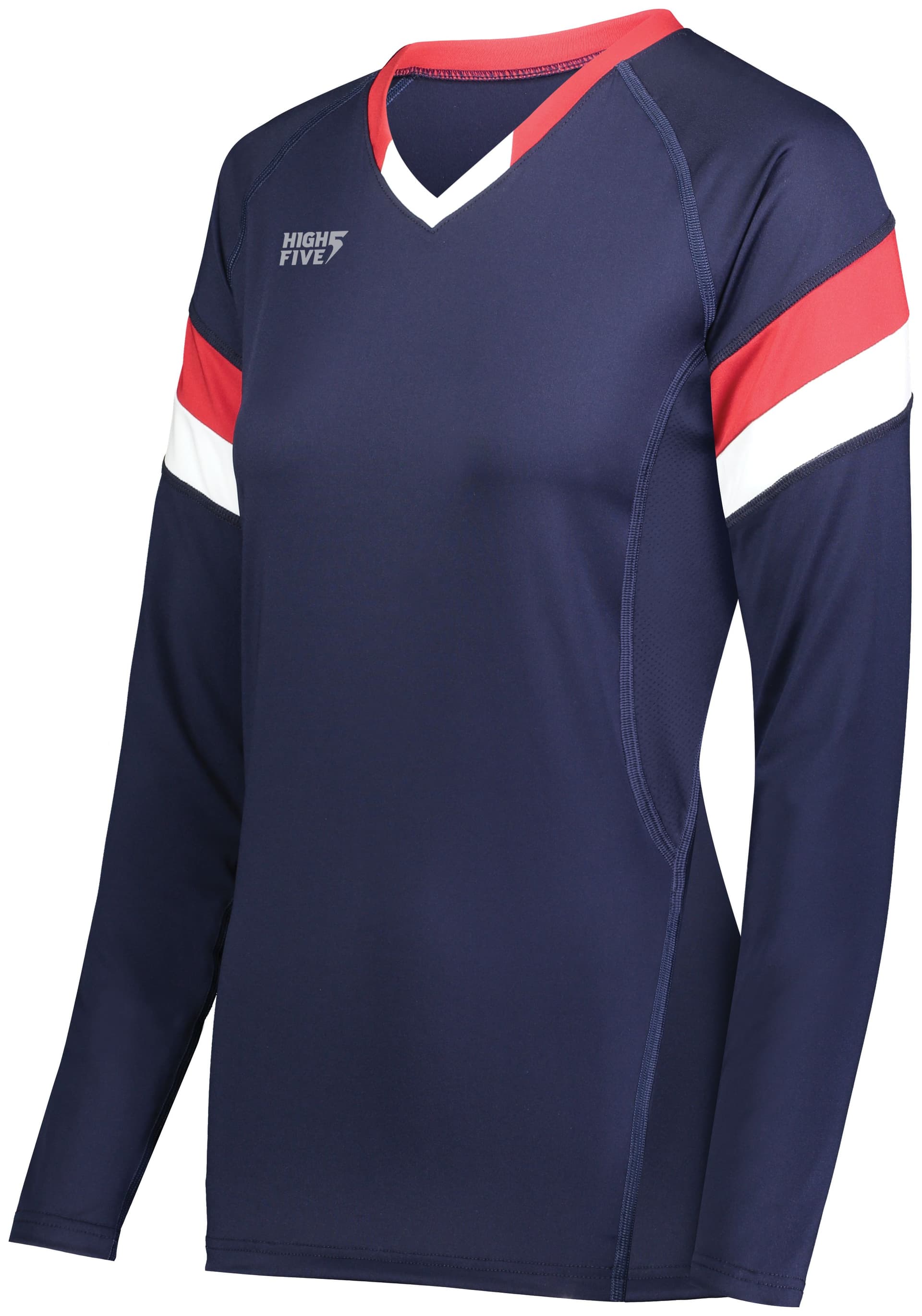 Girls TruHit Tri-Color Long Sleeve Jersey — image 1 of 1