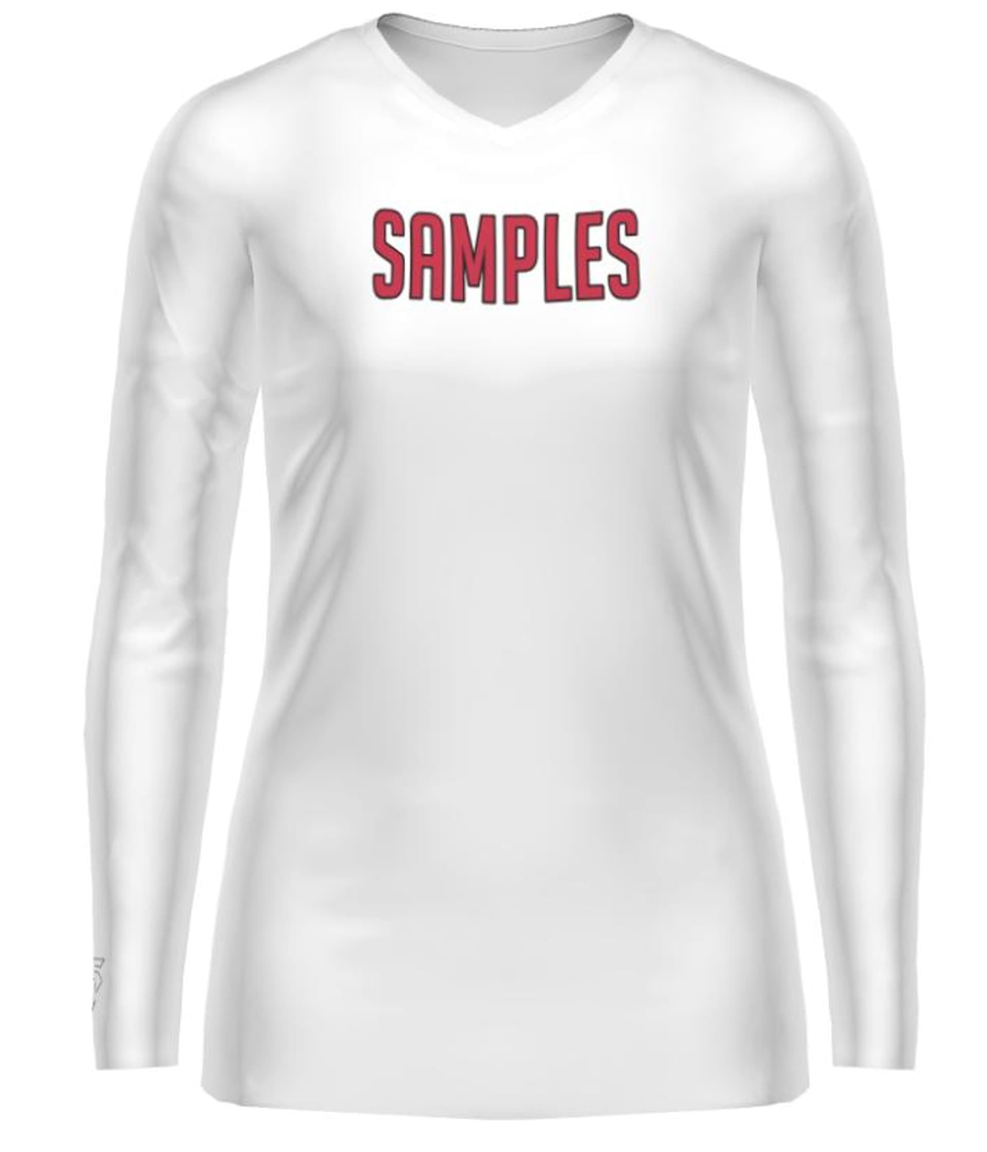 Girls FreeStyle Sublimated Long Sleeve Volleyball Jersey