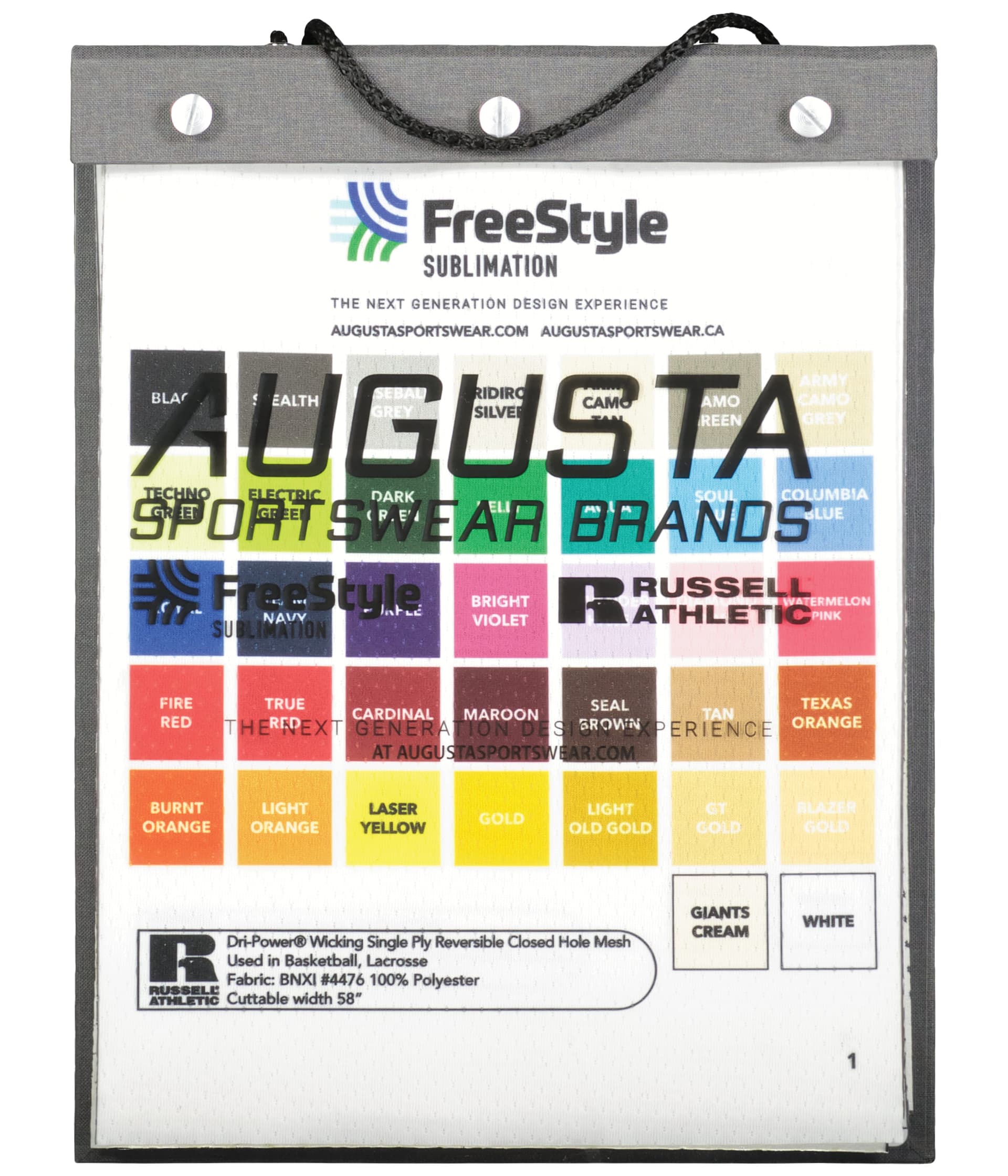 Freestyle Sublimation Fabric and Color Swatch Book — image 1 of 1