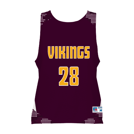 Girls FreeStyle Sublimated Reversible Lacrosse Pinnie