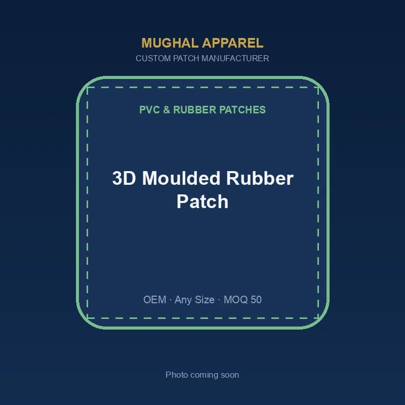 3D Moulded Rubber Patch