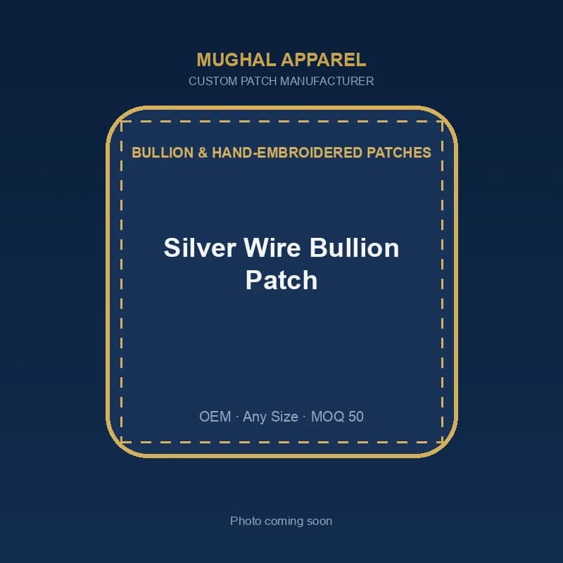 Silver Wire Bullion Patch