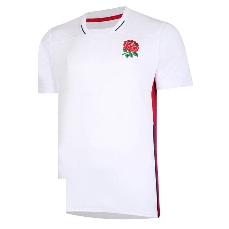 Custom Rugby Jersey — England White (Ref SMRB104)