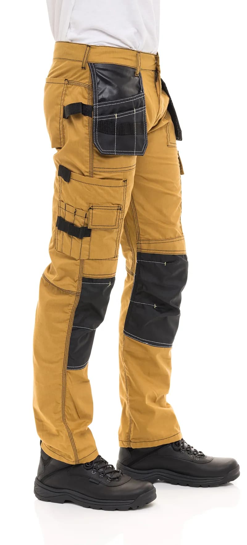 Knee-Pad Pocket Work Trousers Khaki — image 1 of 1