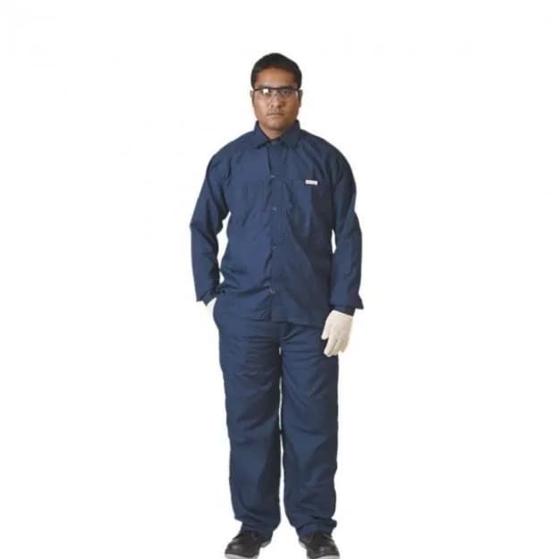 Breathable Cotton Blue Shirt with Trouser Work Safety Mechanic Uniform — image 1 of 1