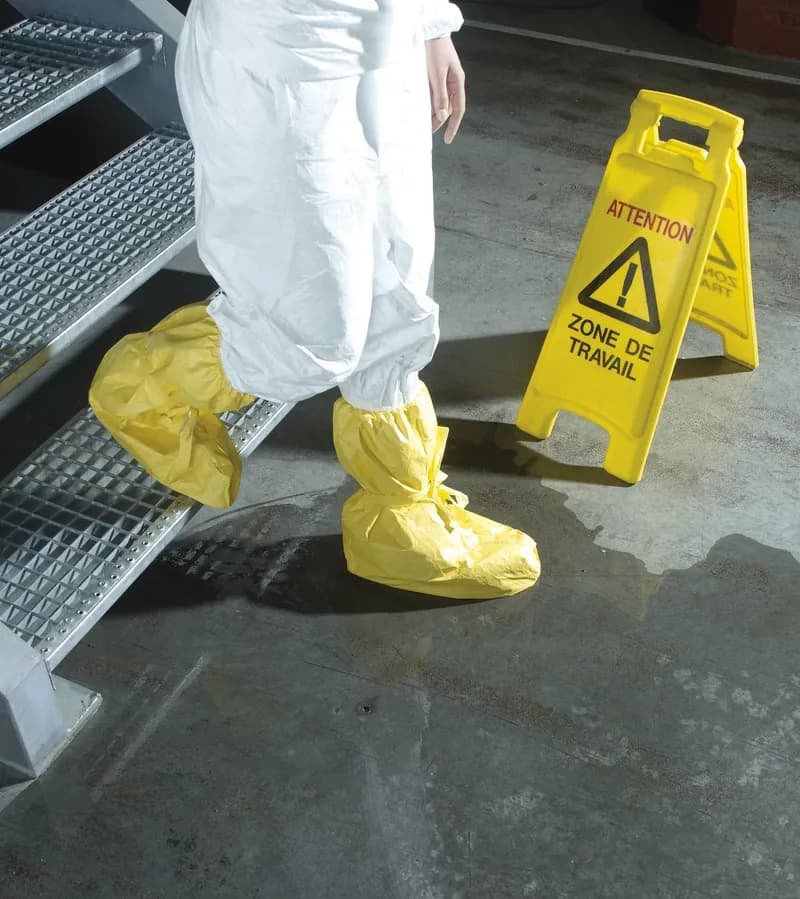 DuPont Tychem 2000 C Yellow Chemical Safety Over Boot Cover — image 1 of 1