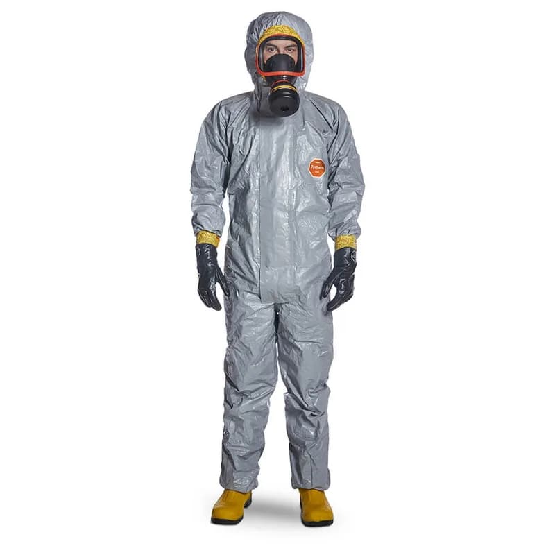 DuPont Tychem 6000 F Grey Chemical Safety Coverall — image 1 of 1