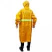 GG415 PVC Polyester Waterproof Hood Reflective Strip Rain Coat — image 1 of 1