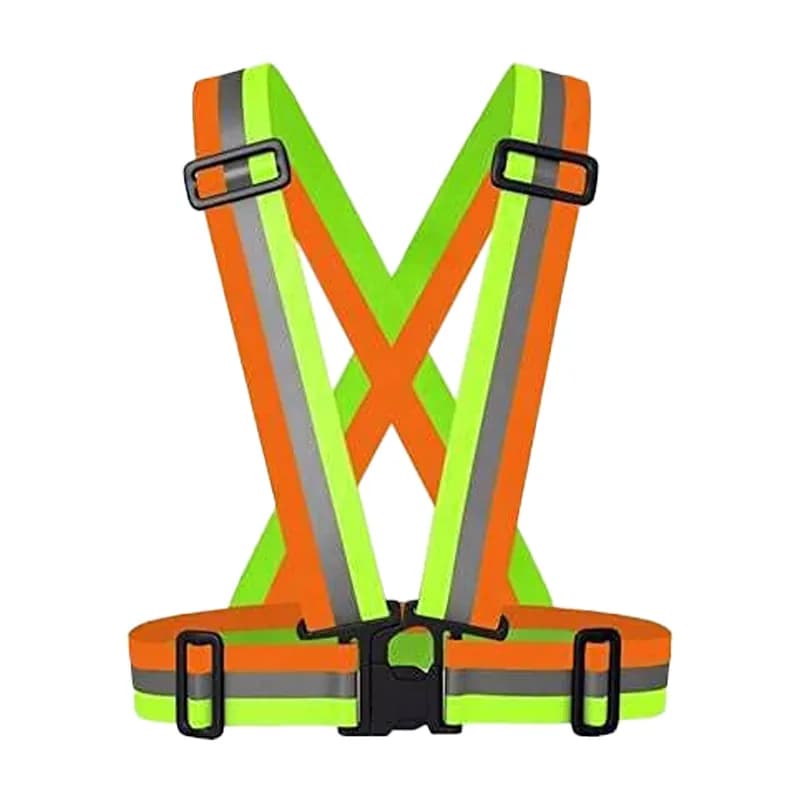 SVB56 Reflective Adjustable Cross Safety Belt Harness — image 1 of 1
