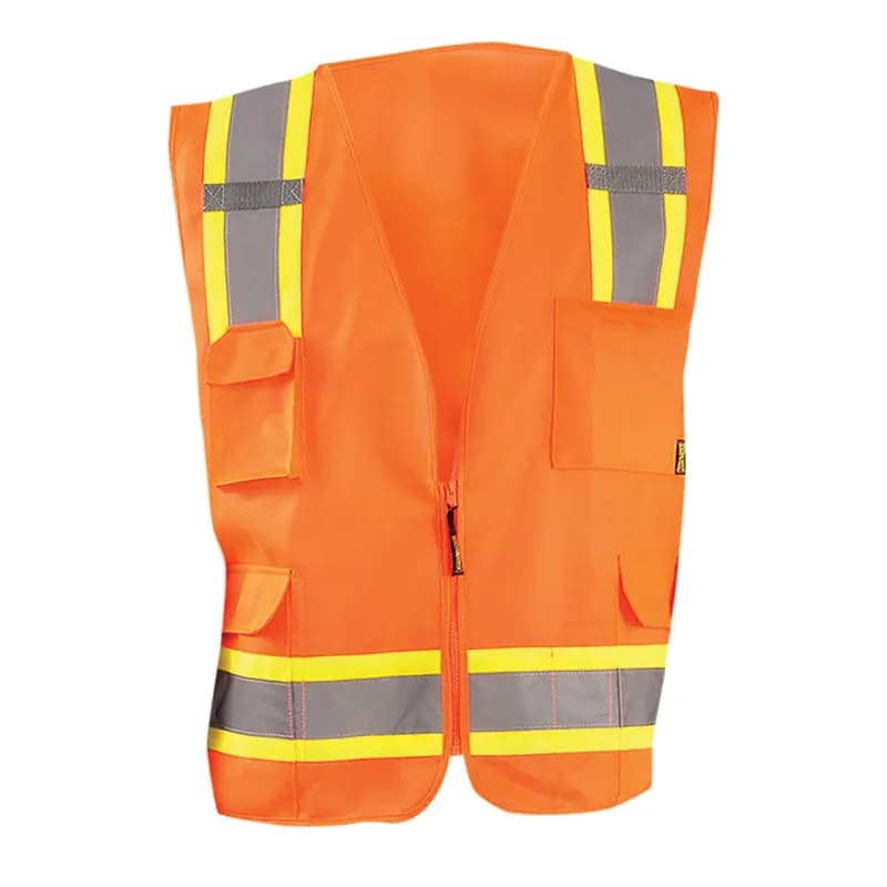 Premium Surveyor Vest 8-Pocket Orange — image 1 of 1