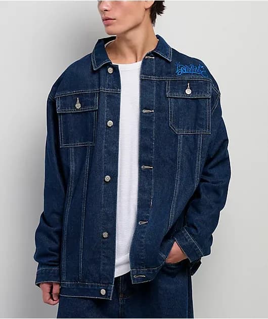 125 Navy Denim Jacket