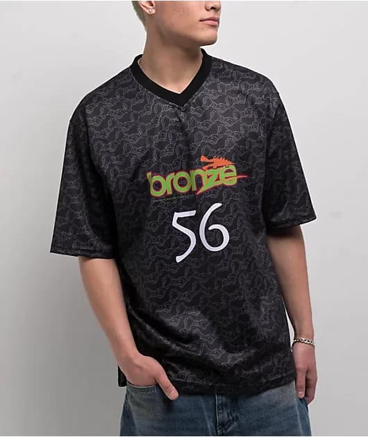 Trust Black Soccer Jersey — image 1 of 1