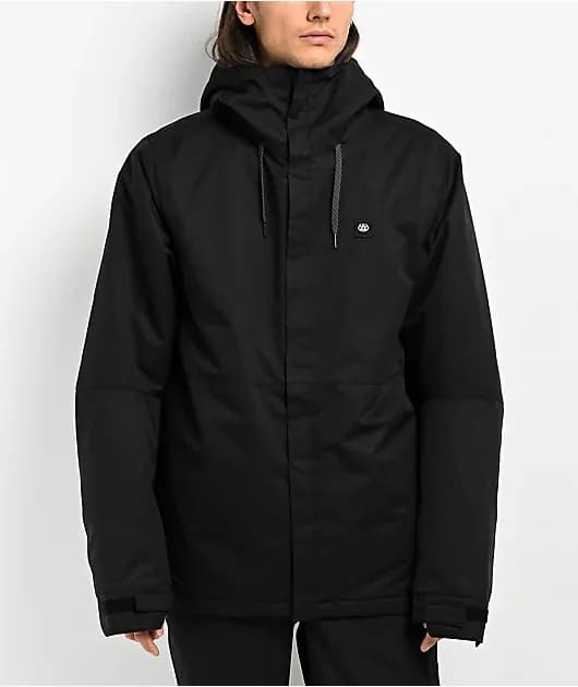 Insulated Black 10K Snowboard Jacket — image 1 of 1