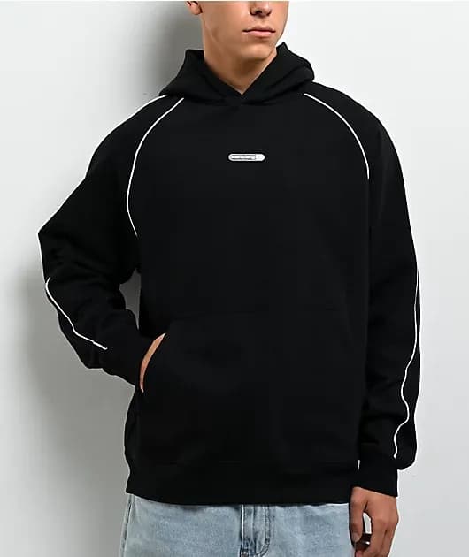 73 Orbit Black Hoodie