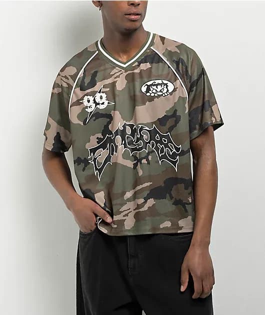 All Cleen Camo Soccer Jersey — image 1 of 1
