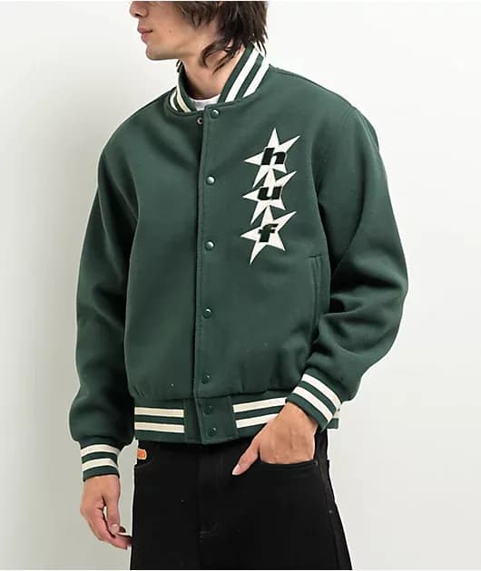 All Star Green Varsity Jacket — image 1 of 1