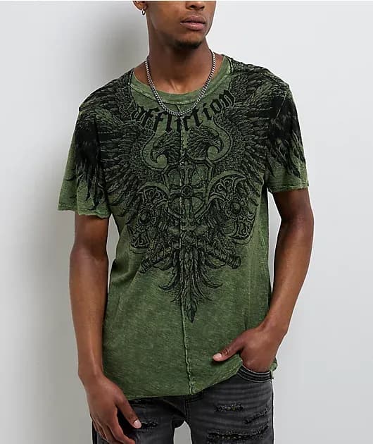 Alpha Strike Green Wash T-Shirt — image 1 of 1