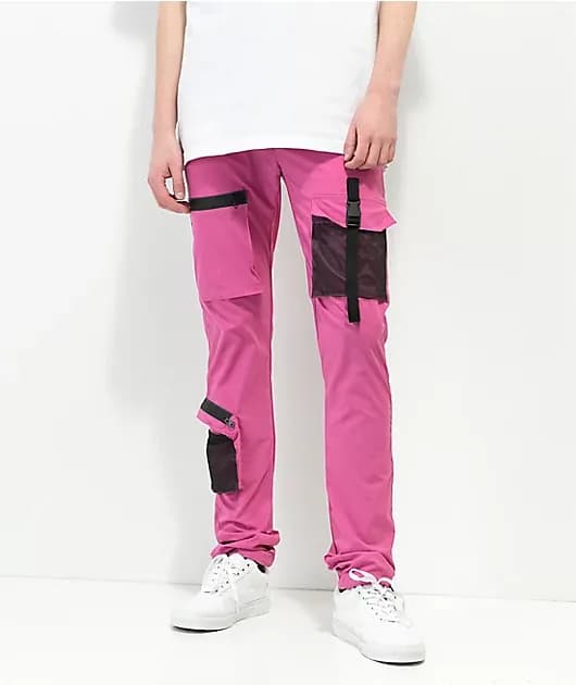 Multi Pink Cargo Pants — image 1 of 1