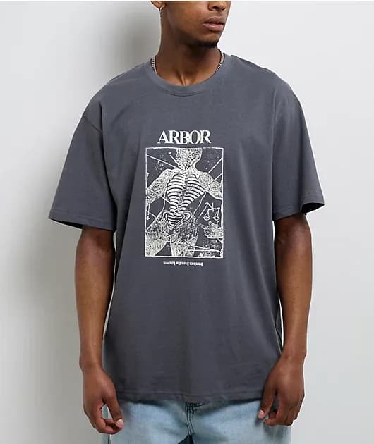 Arbor Anatomy Grey T-Shirt — image 1 of 1