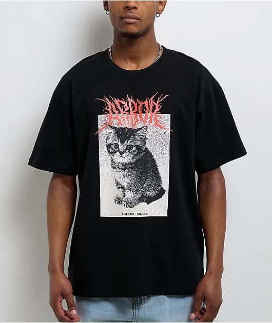 Arbor Kitten Black T-Shirt — image 1 of 1