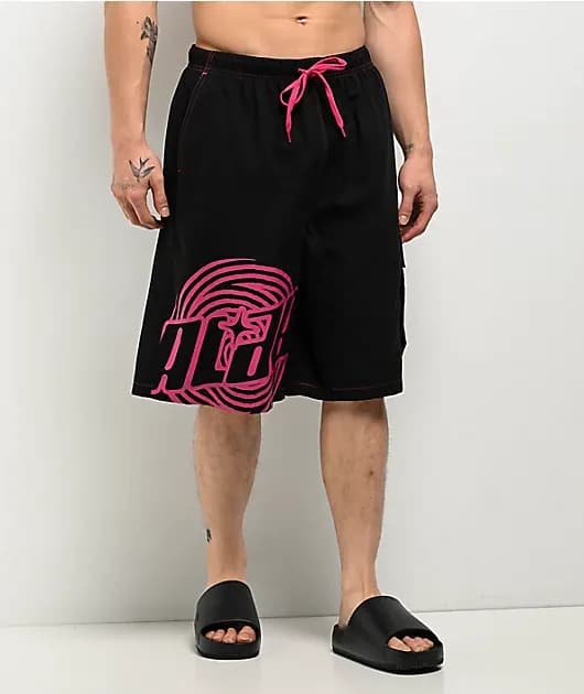 Bass Black Cargo Board Shorts — image 1 of 1
