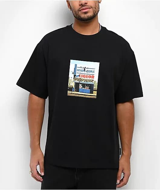 Beyond Medals Liquid Black T-Shirt — image 1 of 1