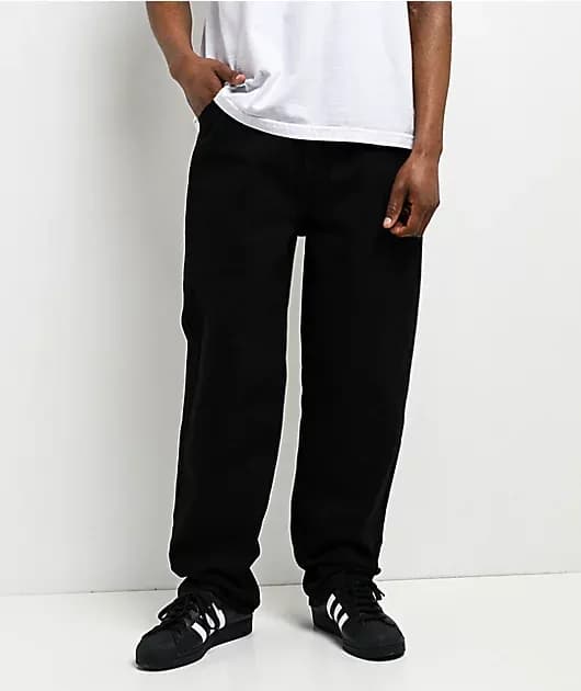 Bighead Fill Black Loose Fit Jeans — image 1 of 1