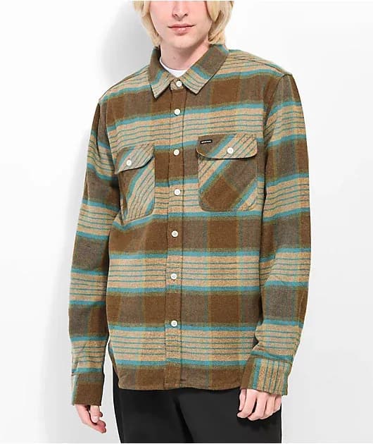 Bowery Mojave Plaid Flannel Shirt — image 1 of 1