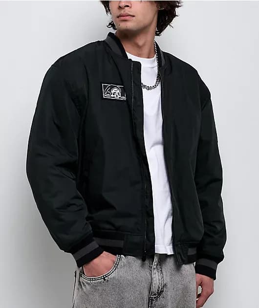 Box Lurker Black Varsity Jacket — image 1 of 1