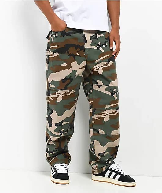 Camo Loose Fit Carpenter Skate Pants — image 1 of 1