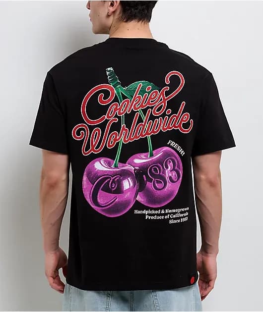 Cherry On Top Black T-Shirt — image 1 of 1