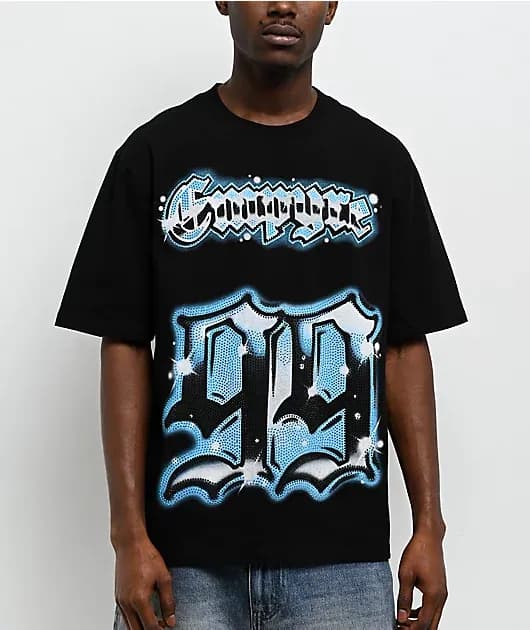 Chrome Stones Black T-Shirt — image 1 of 1