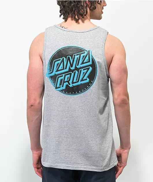 Contra Distress Grey Tank Top — image 1 of 1