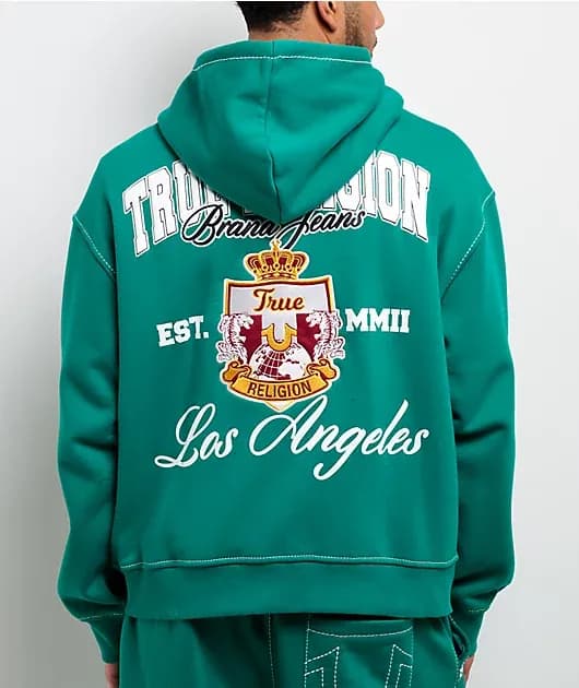 Crest Big T Oak Leaf Zip Hoodie — image 1 of 1